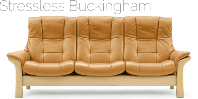 stressless buckingham 3-seat sofa
