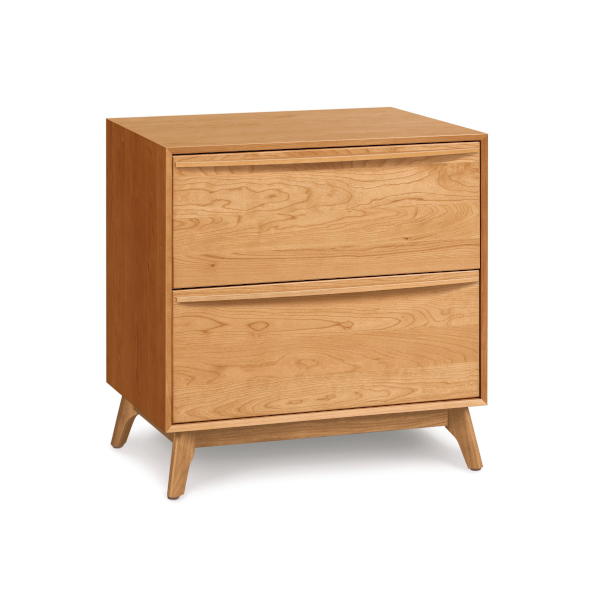 Catalina Two Drawer Nightstand in Natural Cherry