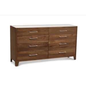 Contour Eight Drawer Dresser in Natural Walnut
