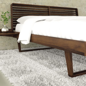 Contour Bed in Natural Walnut
