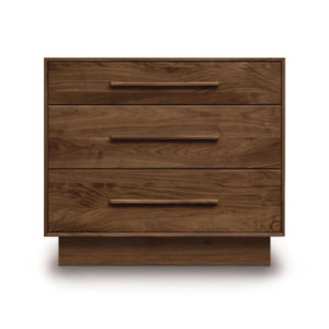 Moduluxe Three Drawer Dresser in Natural Walnut