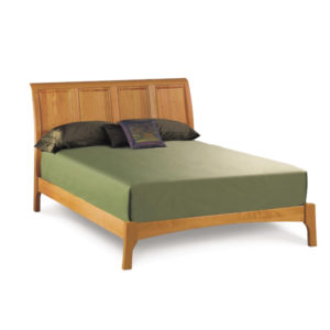 Sarah Bed with low footboard in Natural Cherry