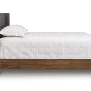 Sloane Bed with legs in Natural Walnut