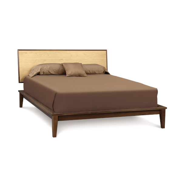 SoHo Bed in Natural Walnut & Natural Maple