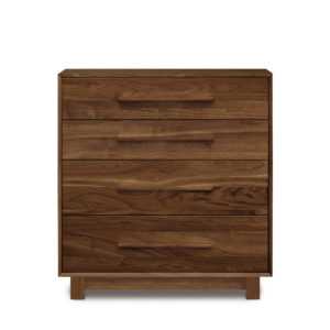 Sloane Four Drawer Dresser in Natural Walnut