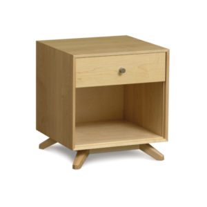 Astrid One Drawer Nightstand in Natural Maple