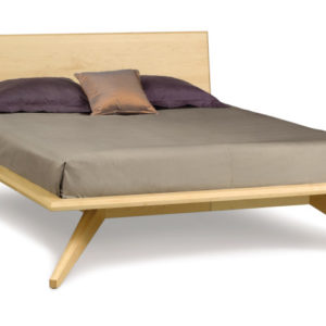 Astrid Bed in Maple with single panel headboard