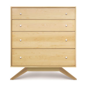 Astrid Four Drawer Dresser in Natural Maple