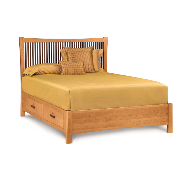 Berkeley Bed with Storage in Natural Cherry