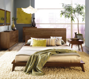 Catalina Bedroom Collection in Natural Walnut