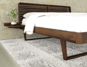 Contour Bed in Natural Walnut