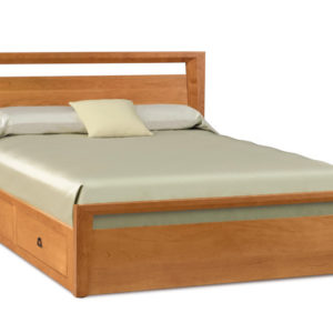 Mansfield Storage Bed in Natural Cherry