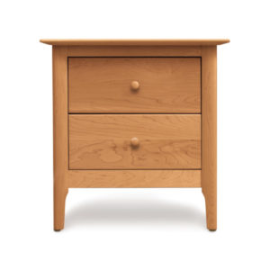 Sarah Two Drawer Nightstand in Natural Cherry (24")