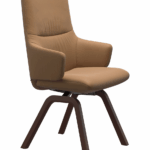 Stressless® Mint D200 High Back with Arms / Paloma Taupe / Walnut