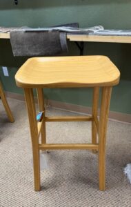 Bar Stool Greenington Caramelized Bamboo H 30 W 18