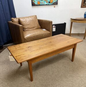 Coffee Table Kay Holmstead Hand Crafted Solid Cherry Natural Finish L 52 x W 24 x H 18